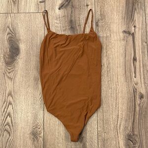 Aerie Brown Bodysuit